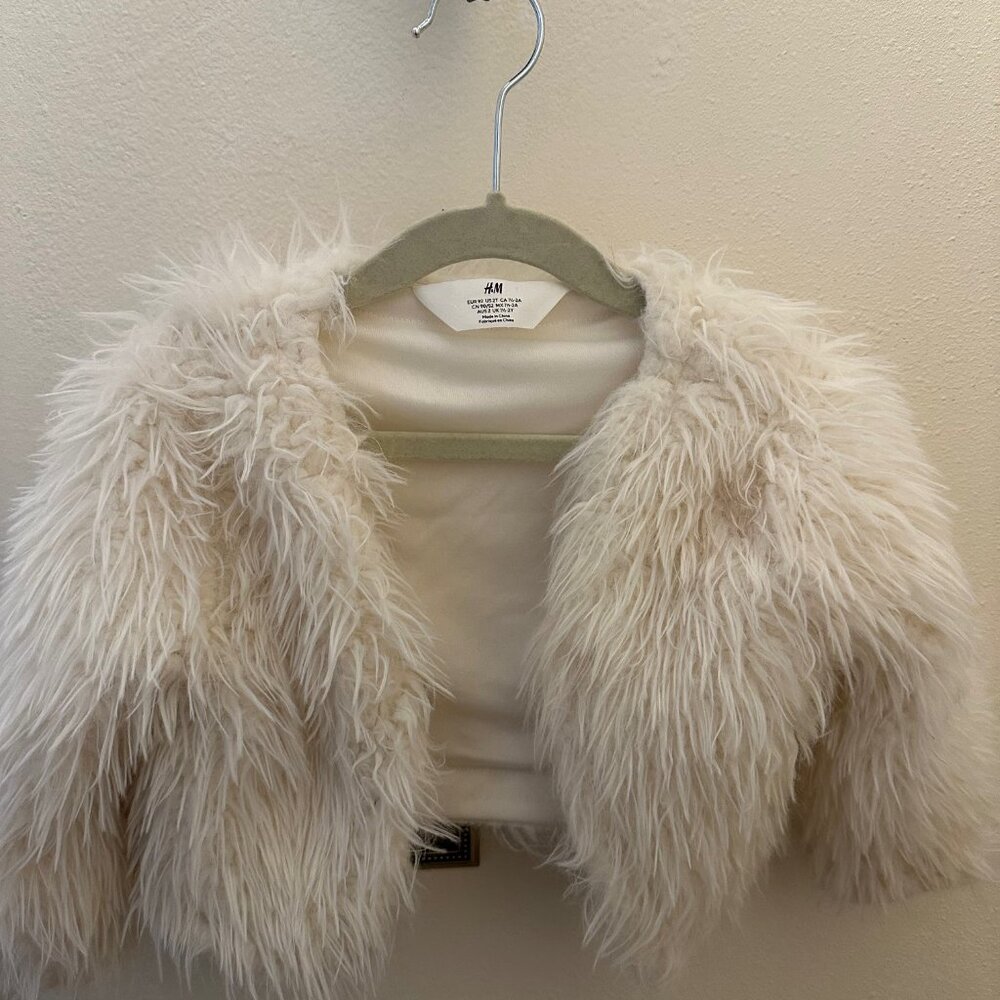 H&M Fluffy Cardigan 2T